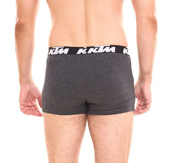 20-Pack KTM Men's Boxer Shorts, Cotton Underwear with Logo Print Black or Black/Gray