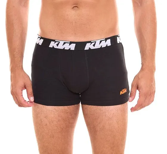 20-Pack KTM Men's Boxer Shorts, Cotton Underwear with Logo Print Black or Black/Gray