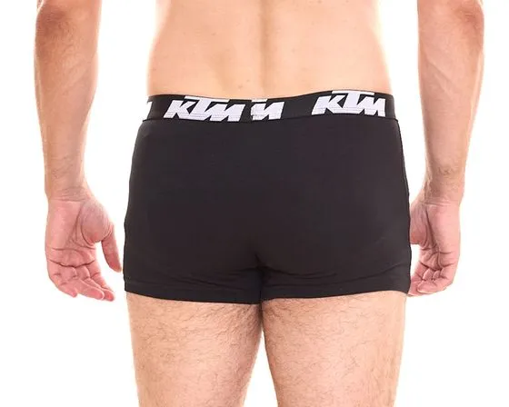 20-Pack KTM Men's Boxer Shorts, Cotton Underwear with Logo Print Black or Black/Gray