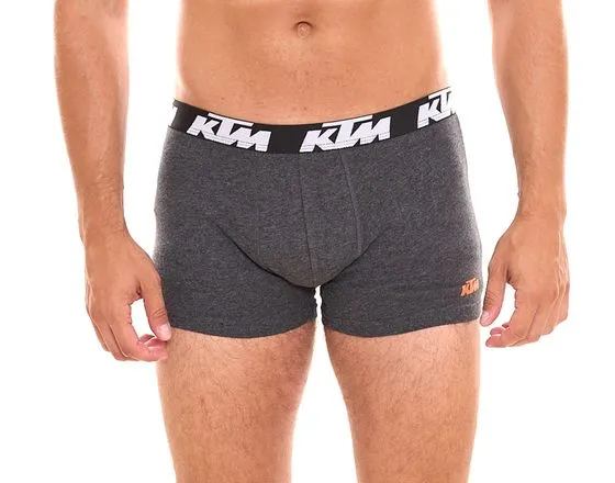 20-Pack KTM Men's Boxer Shorts, Cotton Underwear with Logo Print Black or Black/Gray