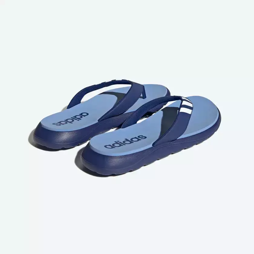 Adidas Men's Flip-Flops - Victory Blue/Cloud White - Comfortable and Stylish