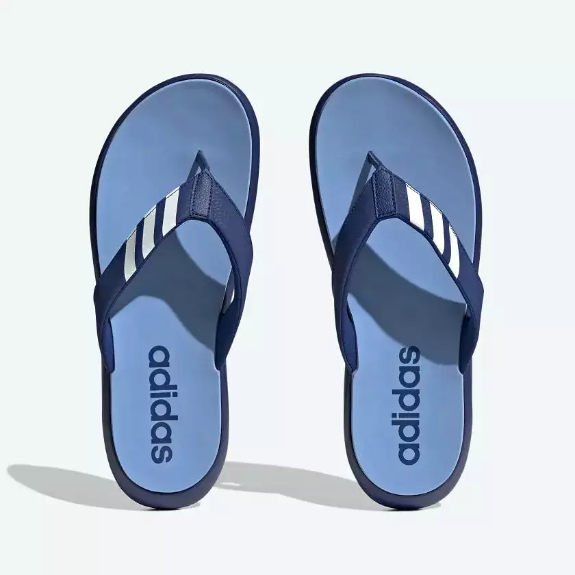 Adidas Men's Flip-Flops - Victory Blue/Cloud White - Comfortable and Stylish