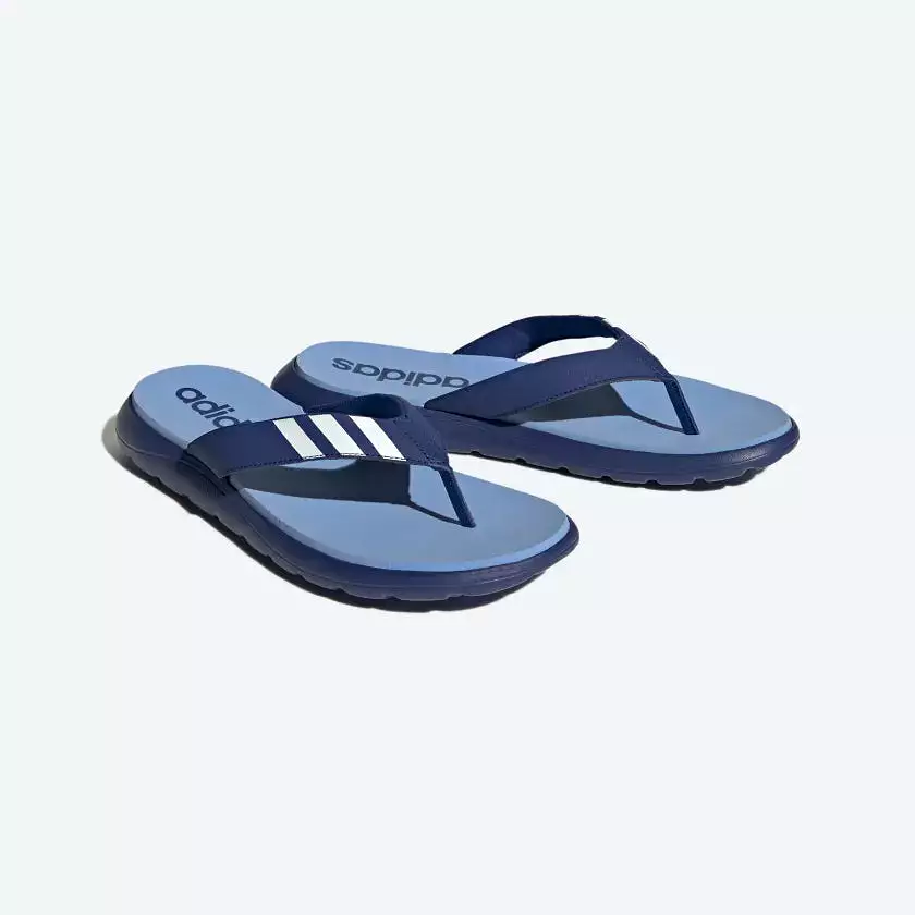 Adidas Men's Flip-Flops - Victory Blue/Cloud White - Comfortable and Stylish