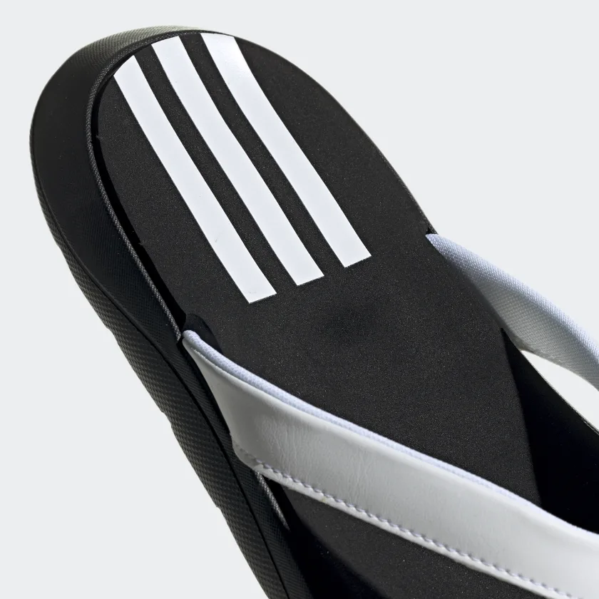 Adidas Women's Flip-Flops - Black/White Comfortable & Stylish