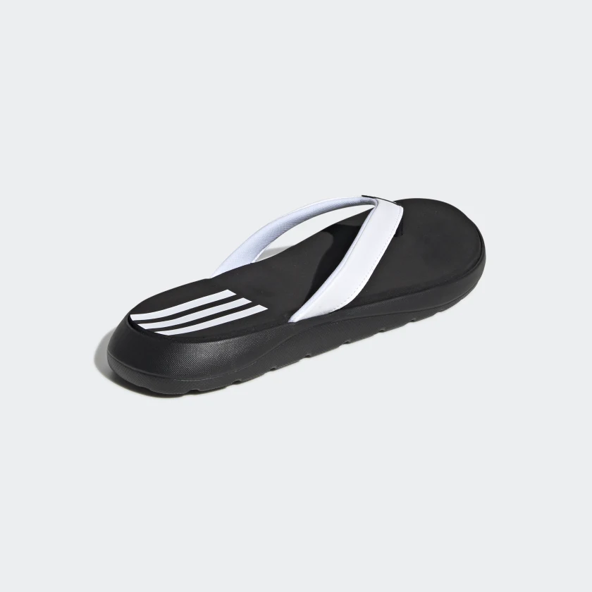 Adidas Women's Flip-Flops - Black/White Comfortable & Stylish