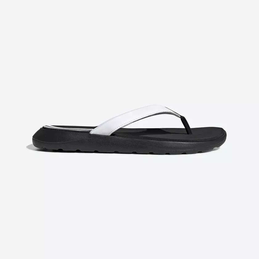 Adidas Women's Flip-Flops, Stylish Comfortable Black/White