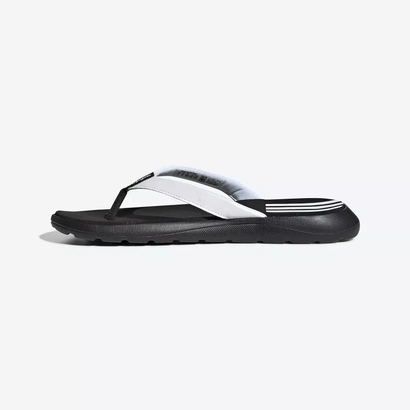 Adidas Women's Flip-Flops, Stylish Comfortable Black/White