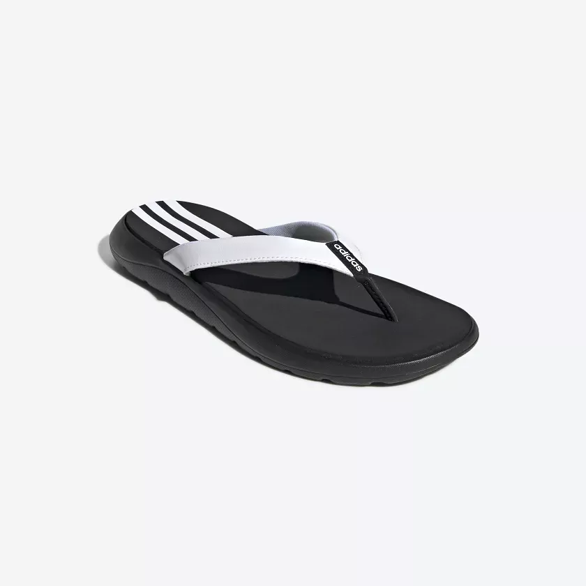 Adidas Women's Flip-Flops, Stylish Comfortable Black/White