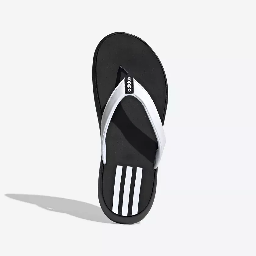 Adidas Women's Flip-Flops, Stylish Comfortable Black/White