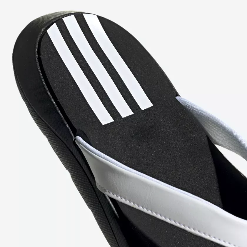 Adidas Women's Flip-Flops, Stylish Comfortable Black/White