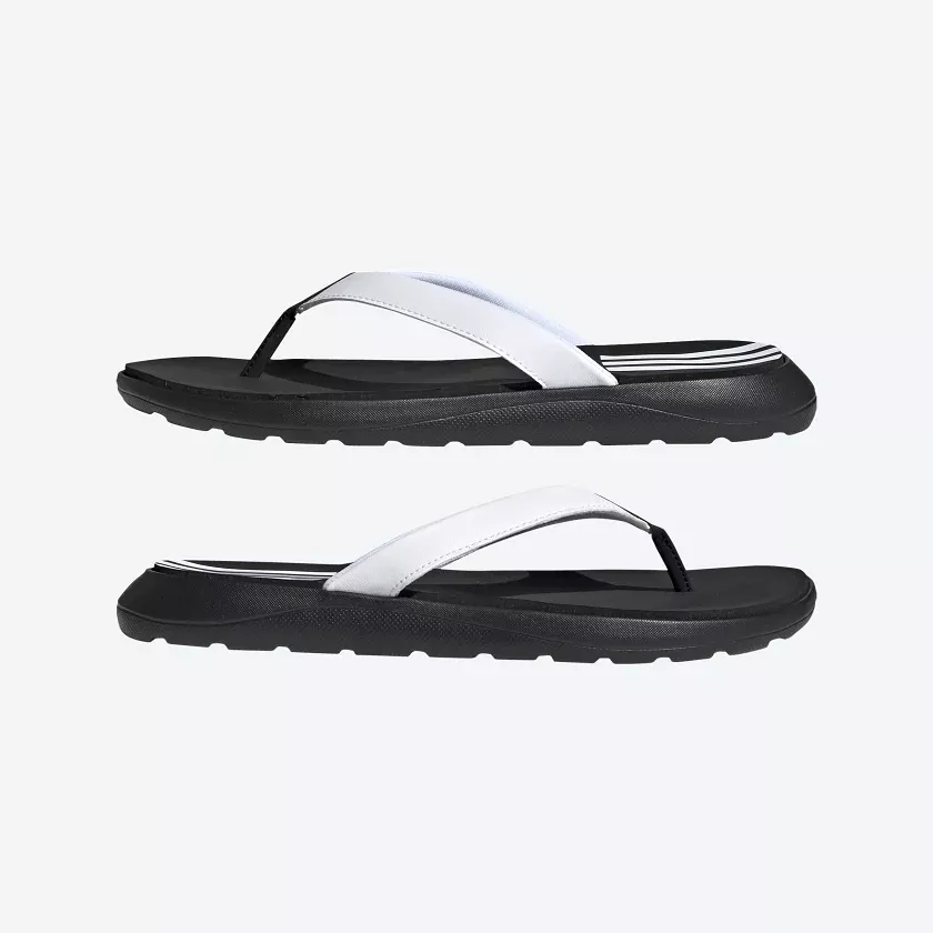 Adidas Women's Flip-Flops, Stylish Comfortable Black/White