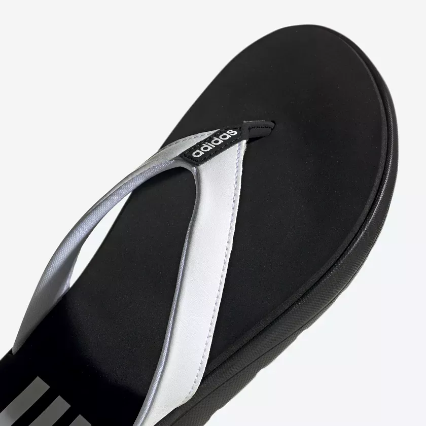 Adidas Women's Flip-Flops, Stylish Comfortable Black/White