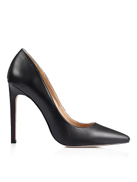 Anabelle Black Stiletto Pumps