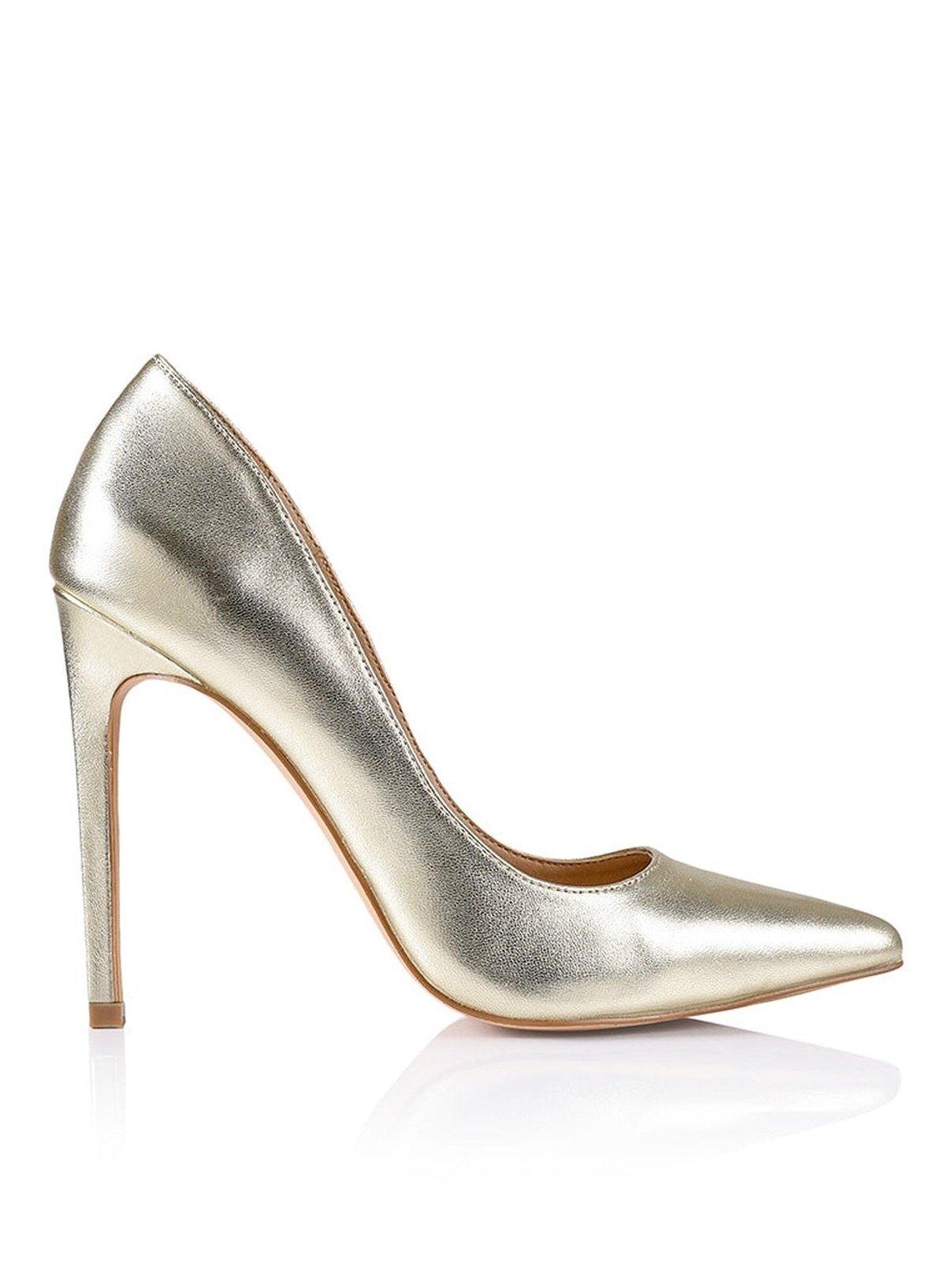 Anabelle Stiletto Pumps Soft Gold Leather