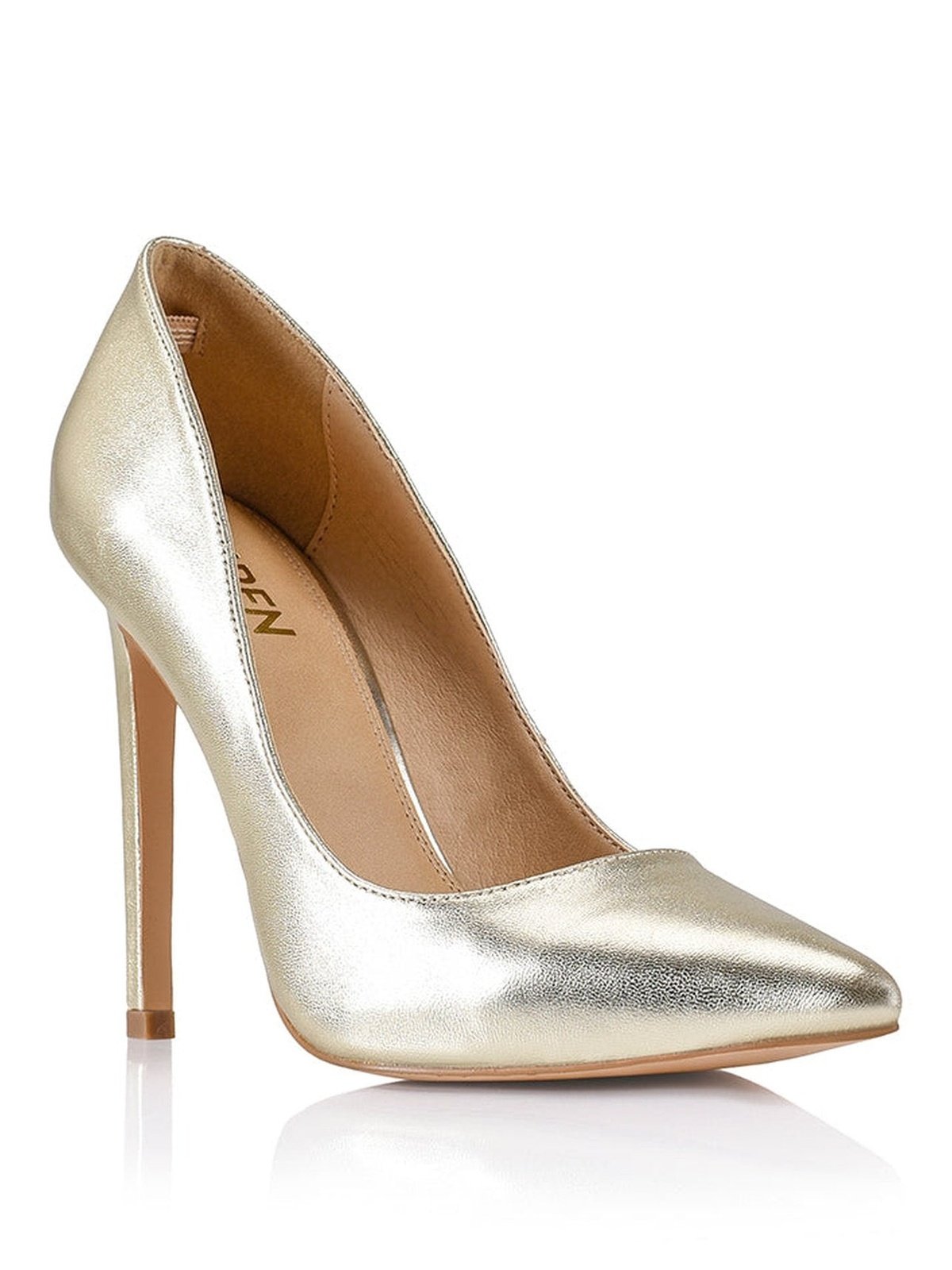 Anabelle Stiletto Pumps Soft Gold Leather