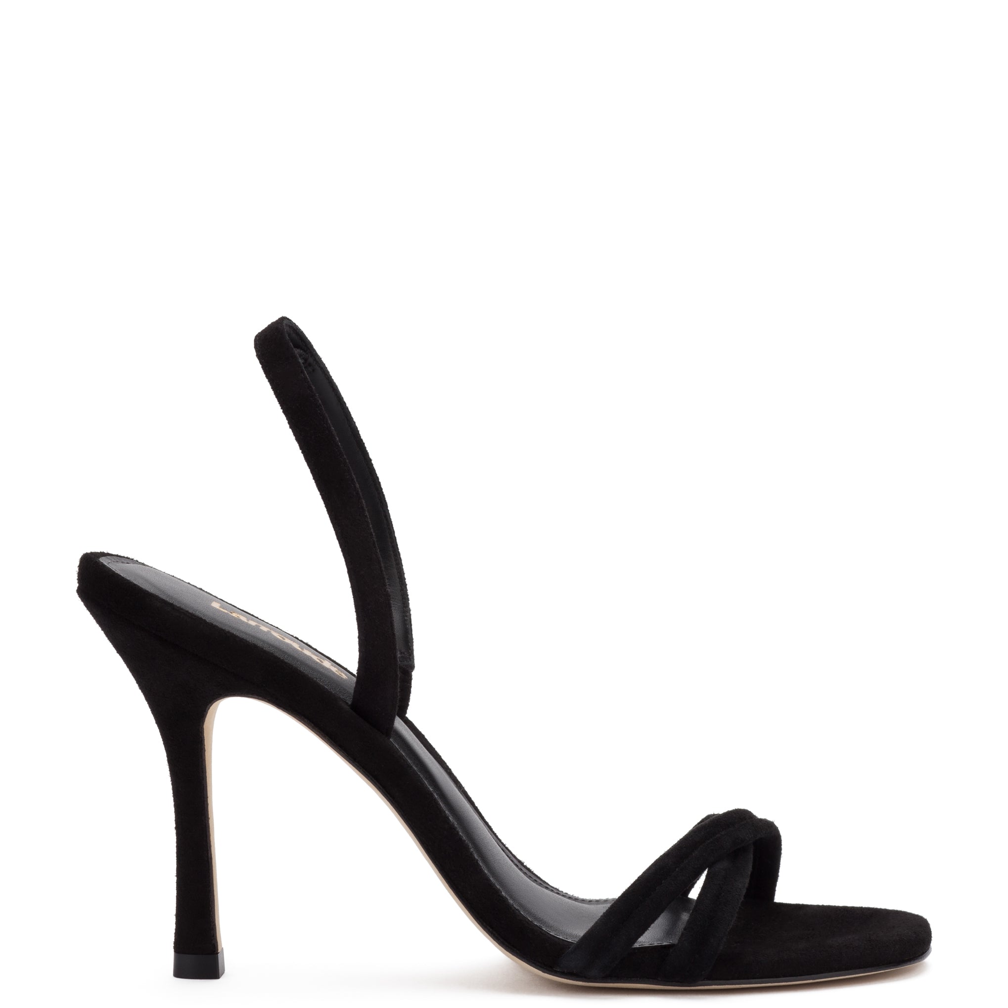 Annie Black Suede Sandal | Shop Now