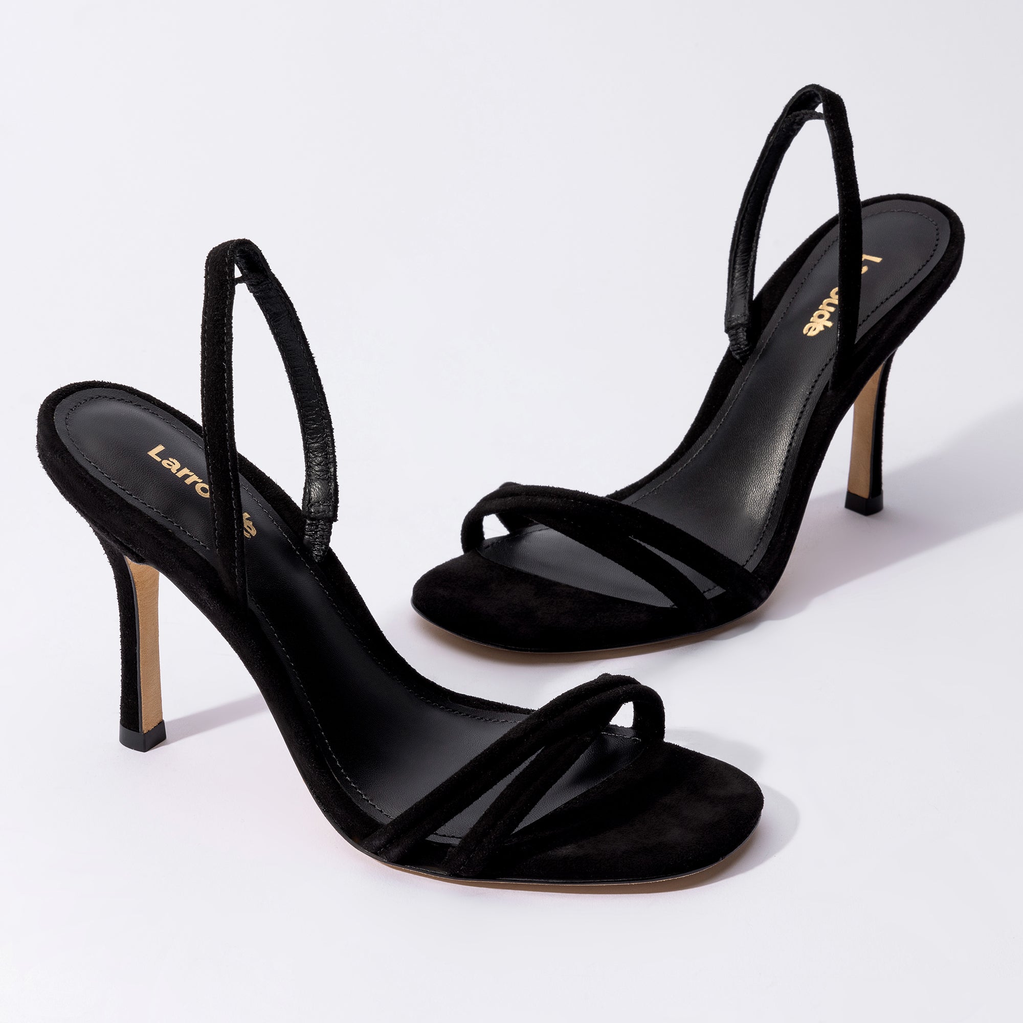 Annie Black Suede Sandal | Shop Now