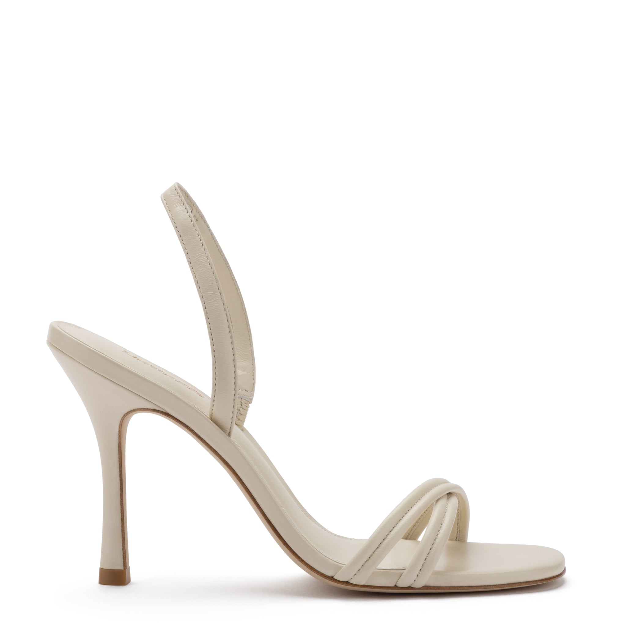 Annie Ivory Leather Sandals