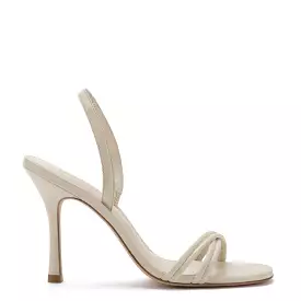 Annie Ivory Leather Sandals