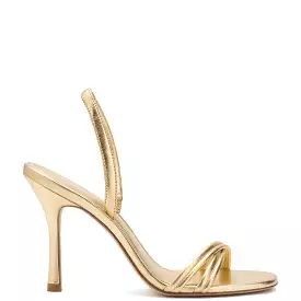 Annie Sandal Gold Metallic Leather