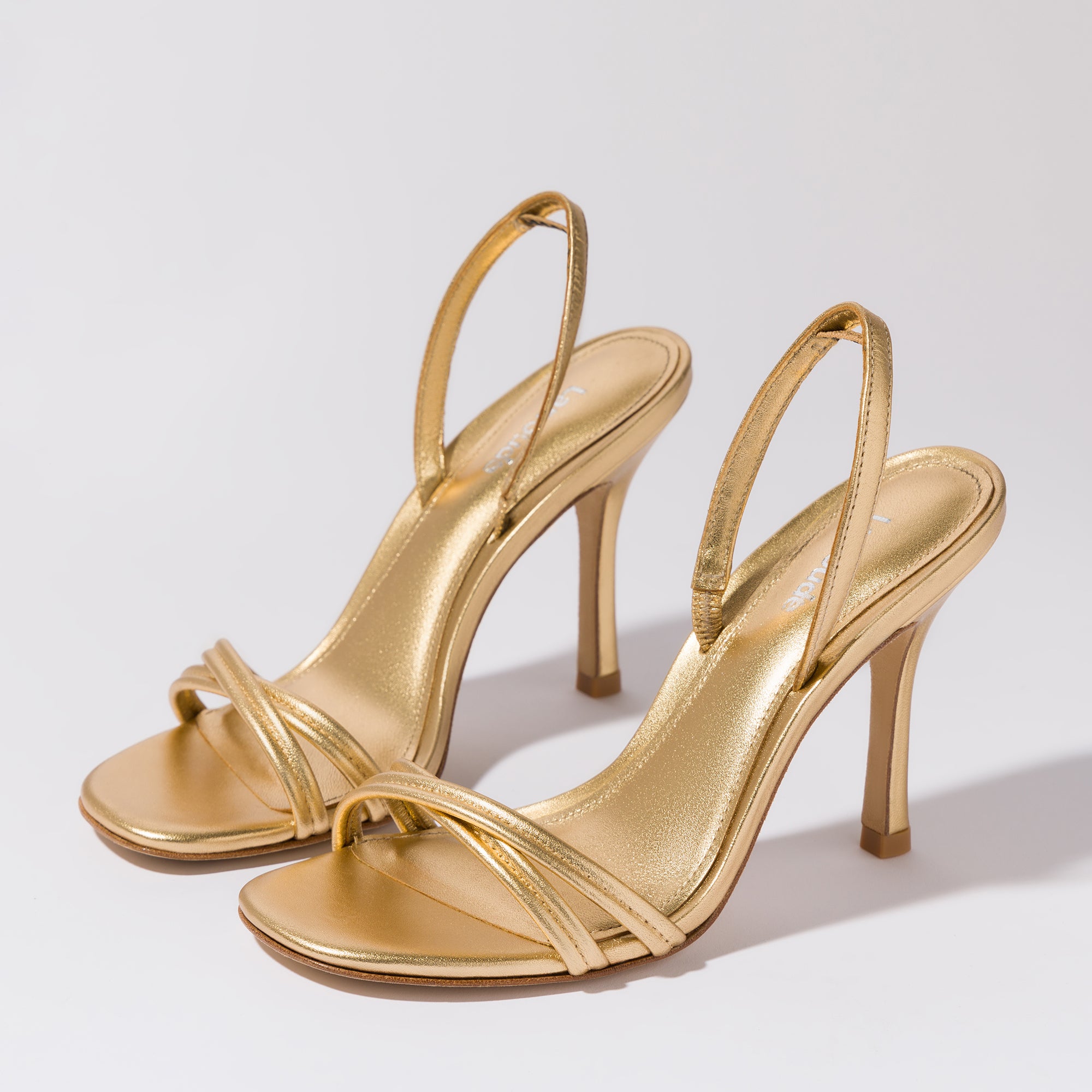 Annie Sandal Gold Metallic Leather