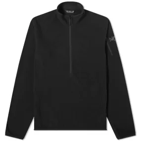 Arc'teryx Delta LT Zip Neck Waffle Fleece Black