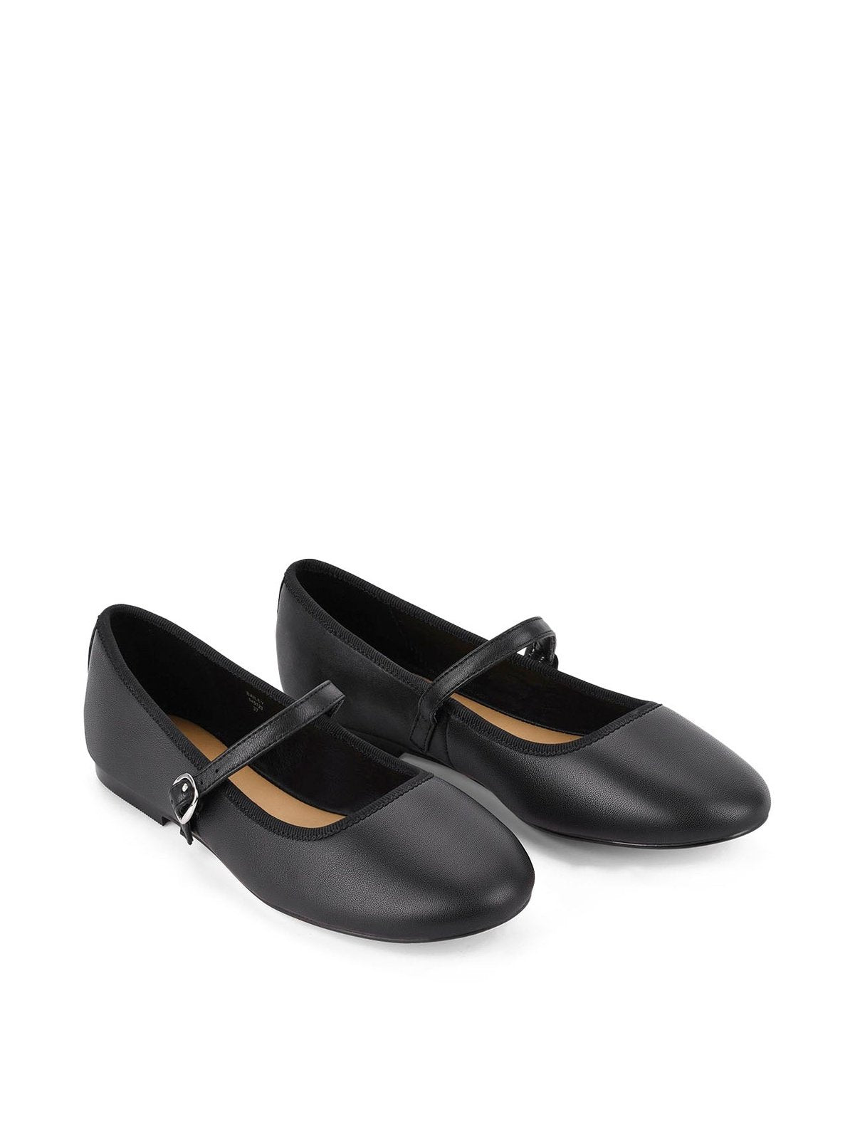 Bailey Flats - Black Leather shoes.