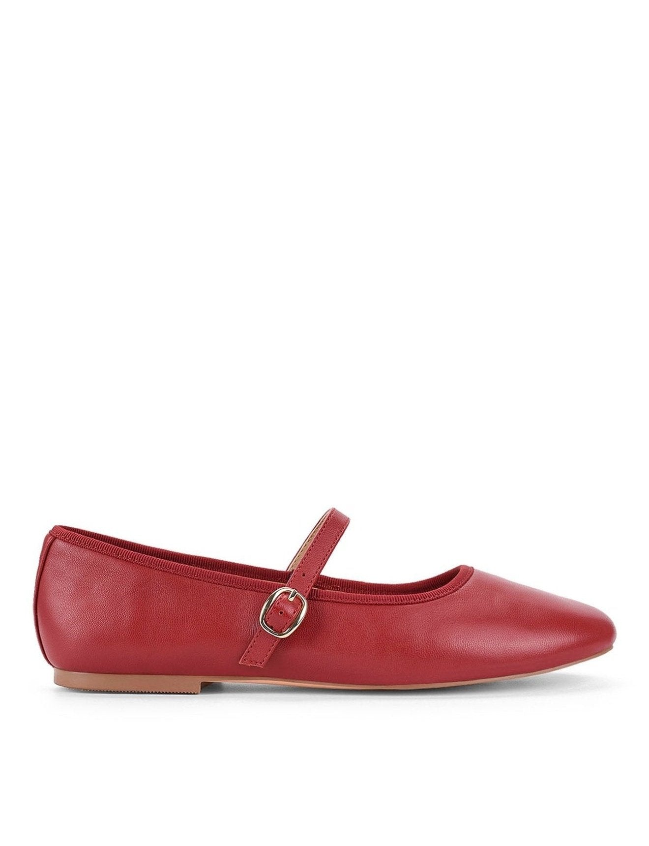 Bailey Flats - Red Leather shoes