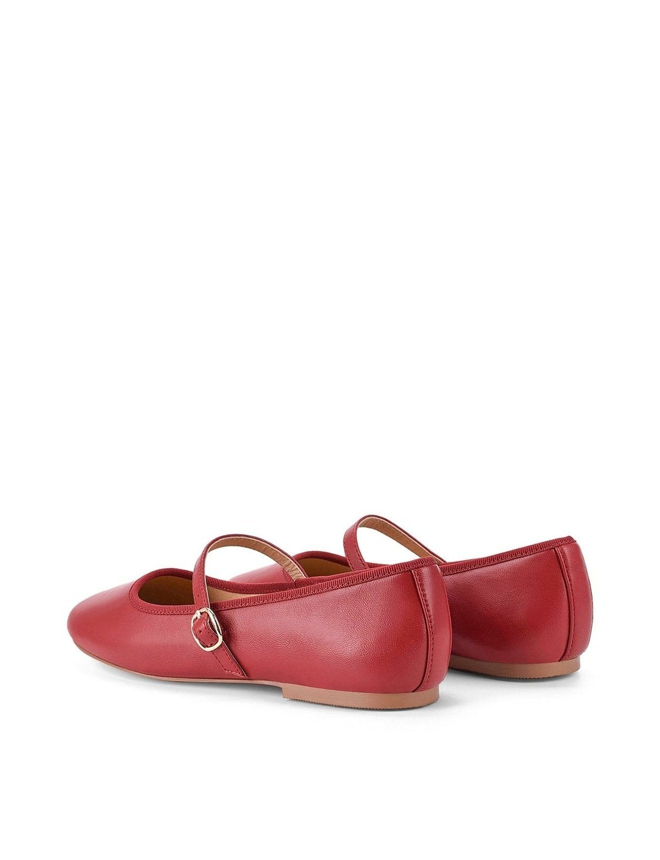 Bailey Flats - Red Leather shoes