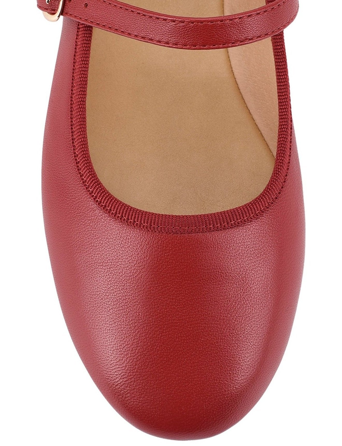 Bailey Flats - Red Leather shoes