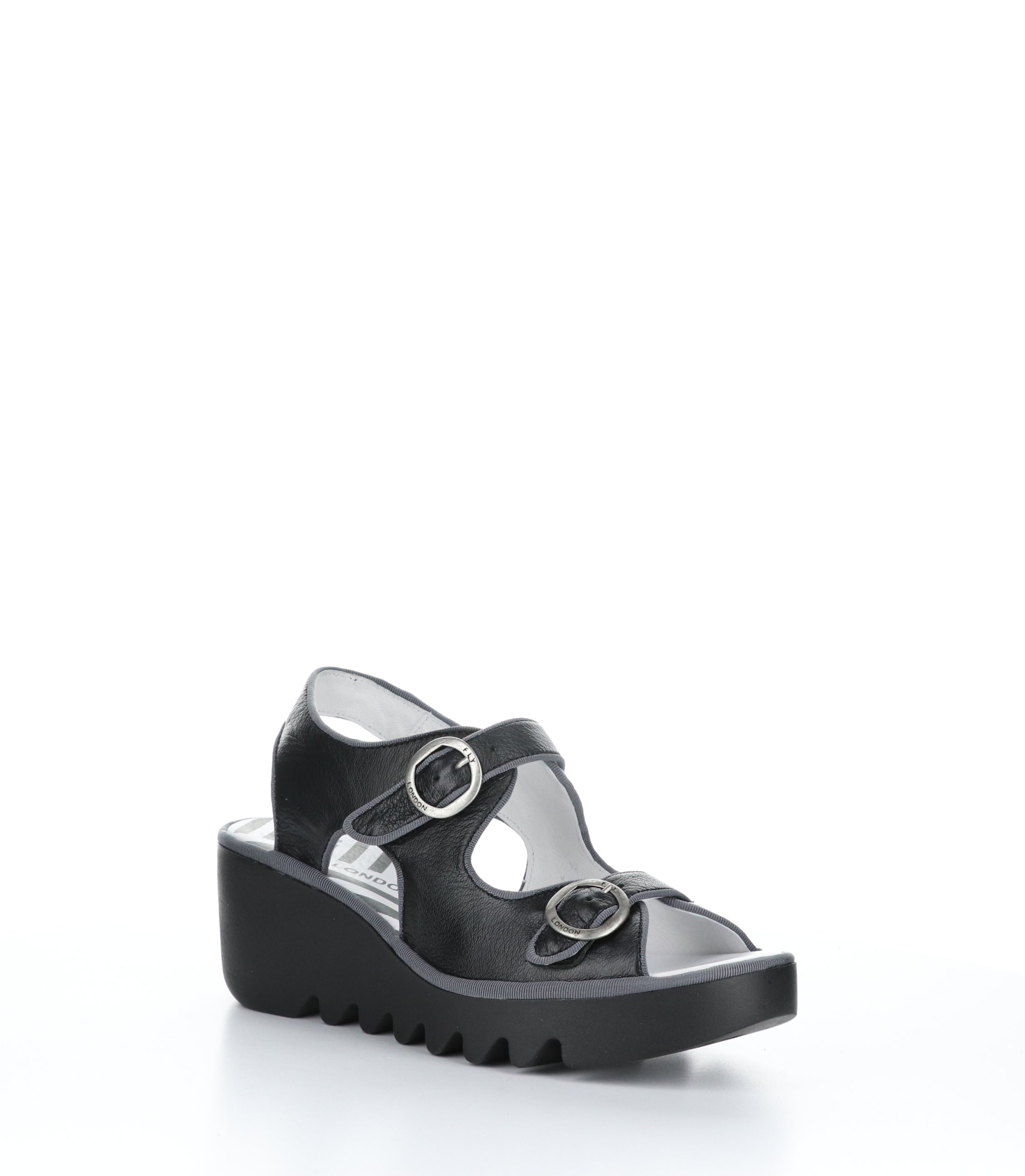 BARA355FLY BLACK Wedge Sandals - Best Price, Buy Online Now!