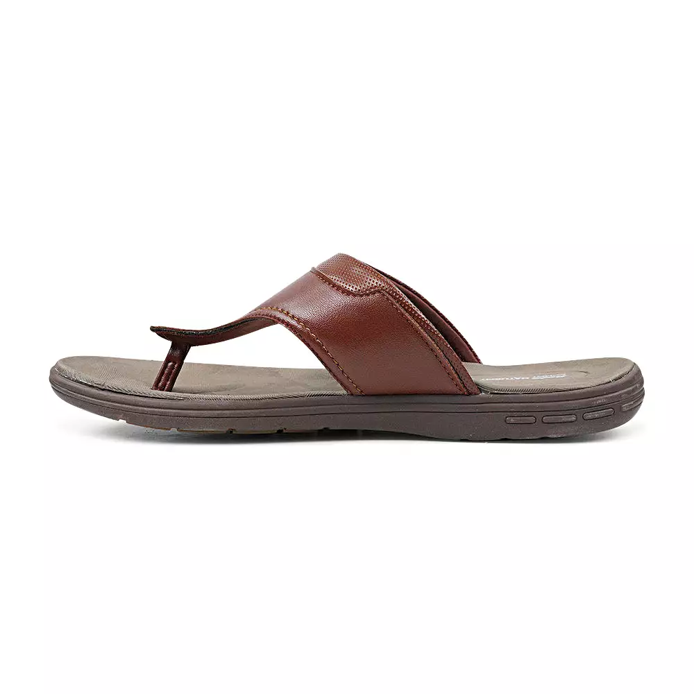 Bata Comfit Natural Toe-Post Men's Sandal with Flexibility