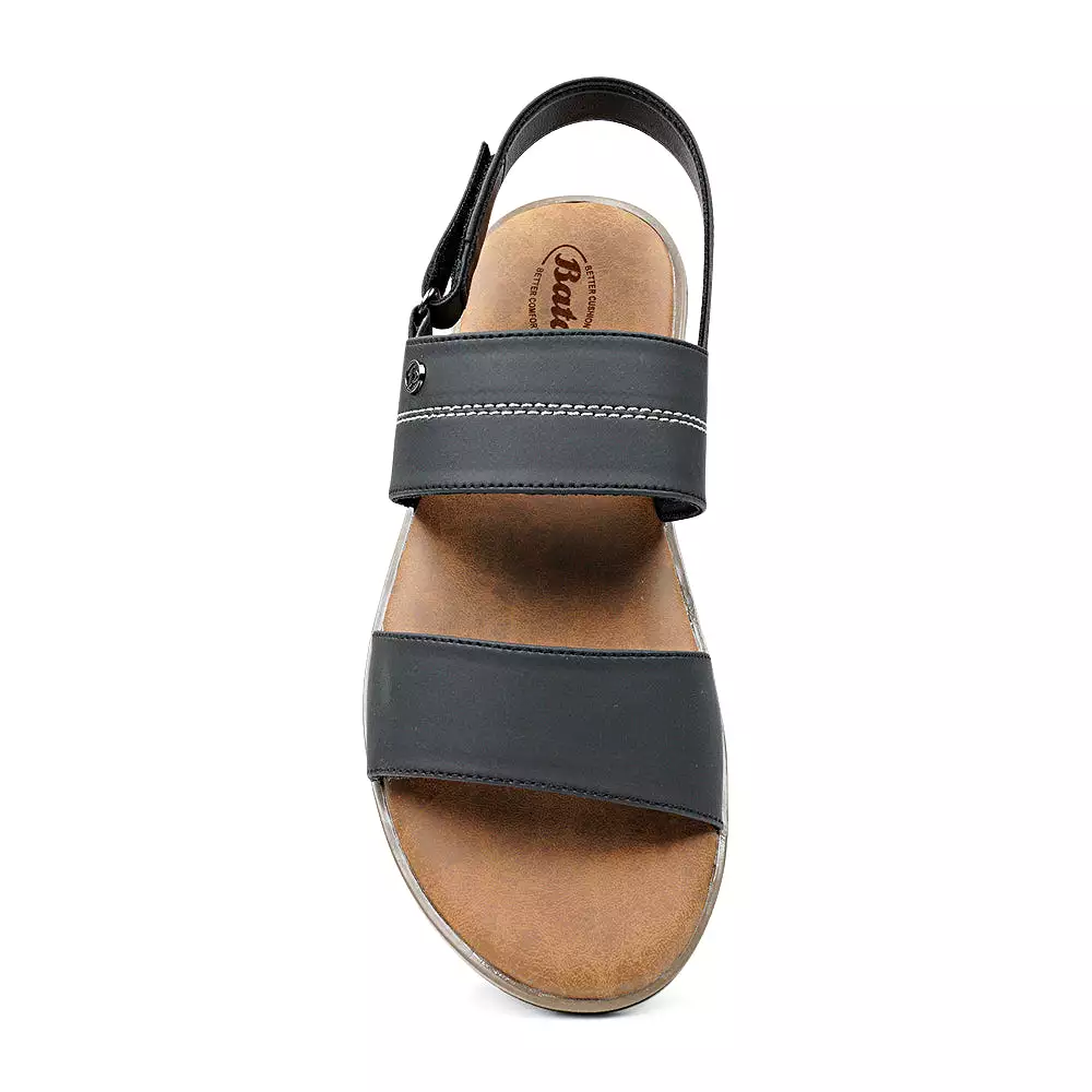 Bata Men's Sandal with Divider Belt