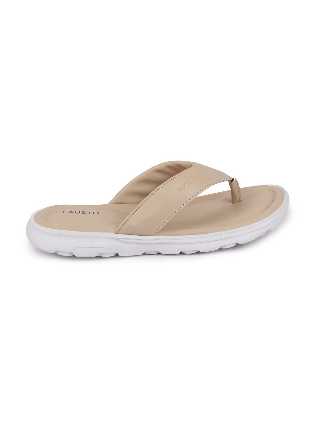 Beige Women's Slippers & Flip Flops