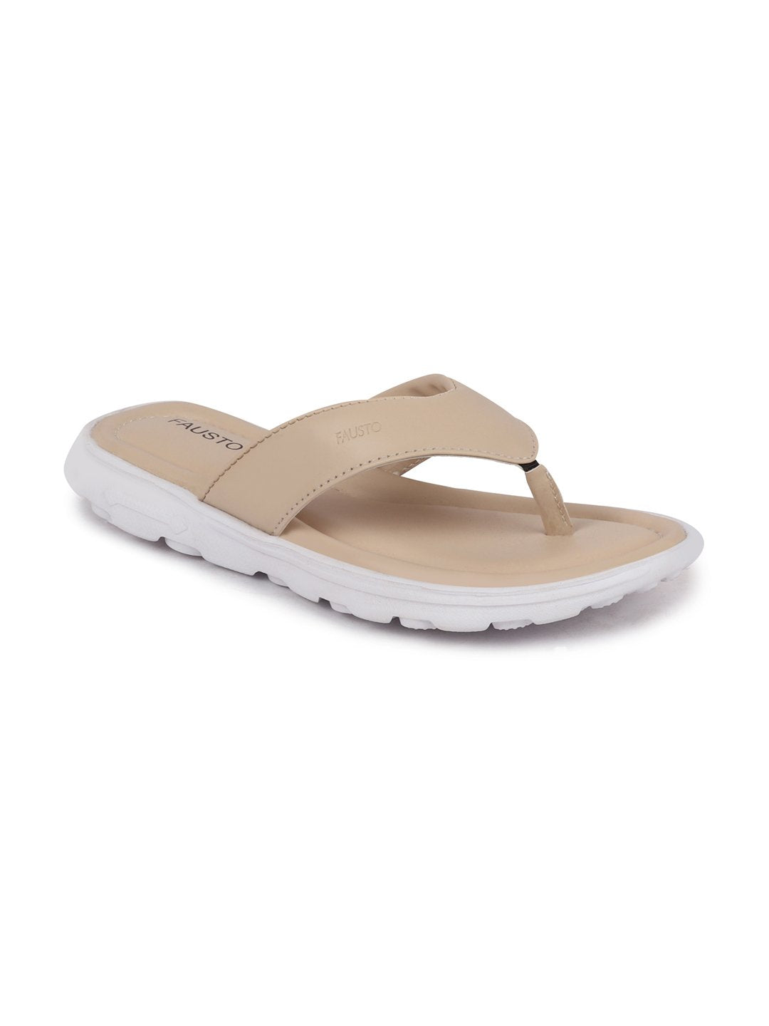 Beige Women's Slippers & Flip Flops