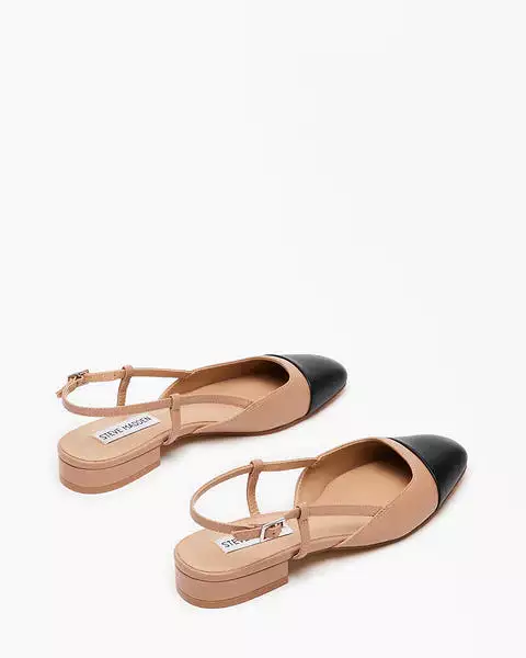 Belinda Leather Flats - Tan Color