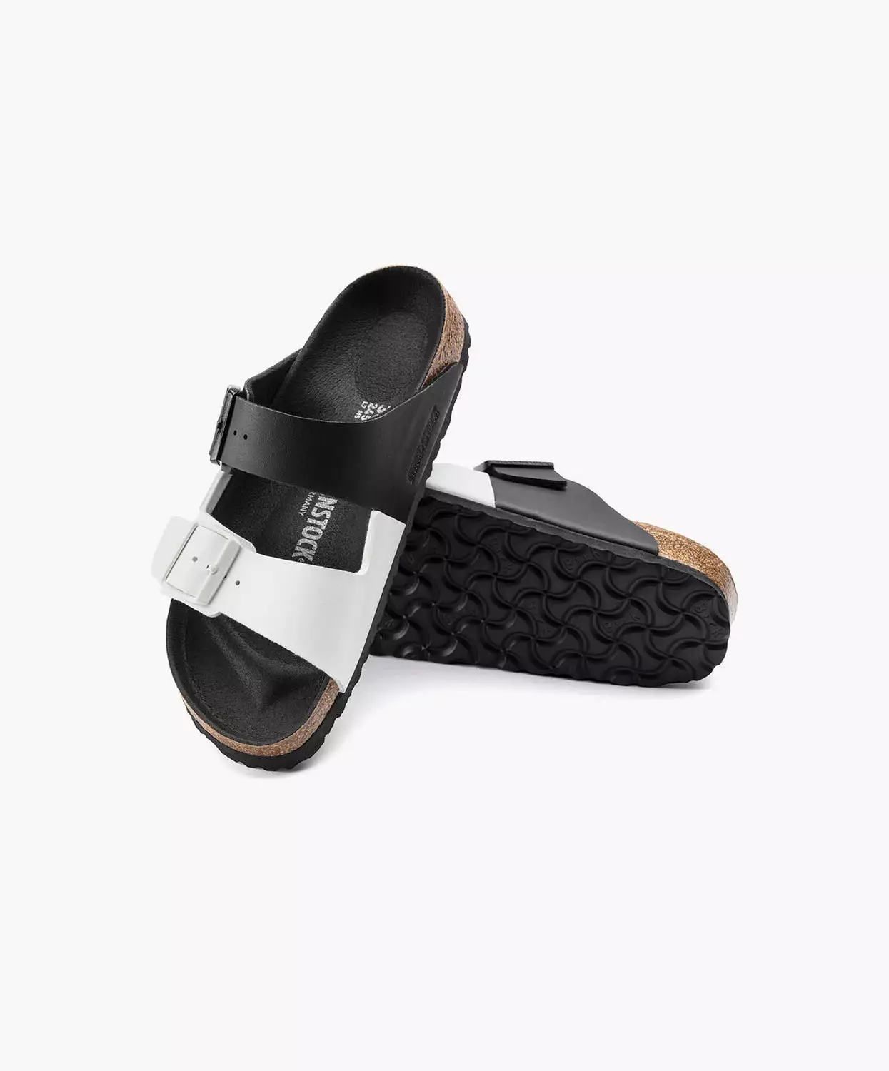 Birkenstock Arizona Black/White Sandals