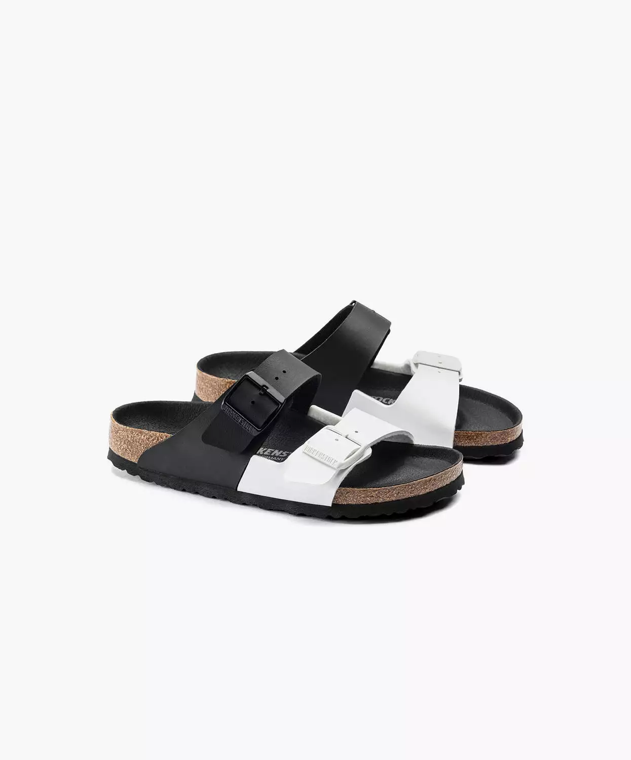 Birkenstock Arizona Black/White Sandals