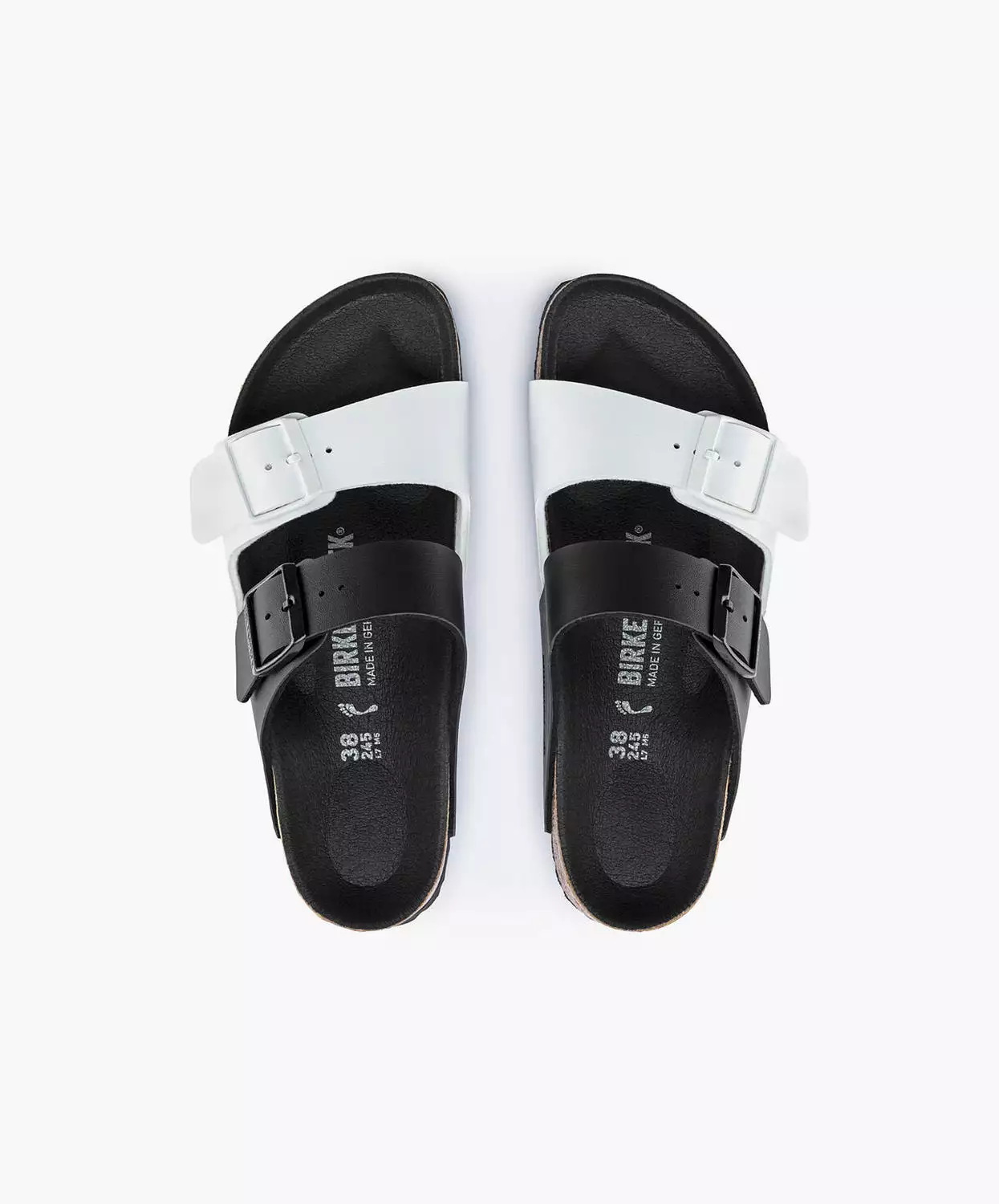 Birkenstock Arizona Black/White Sandals