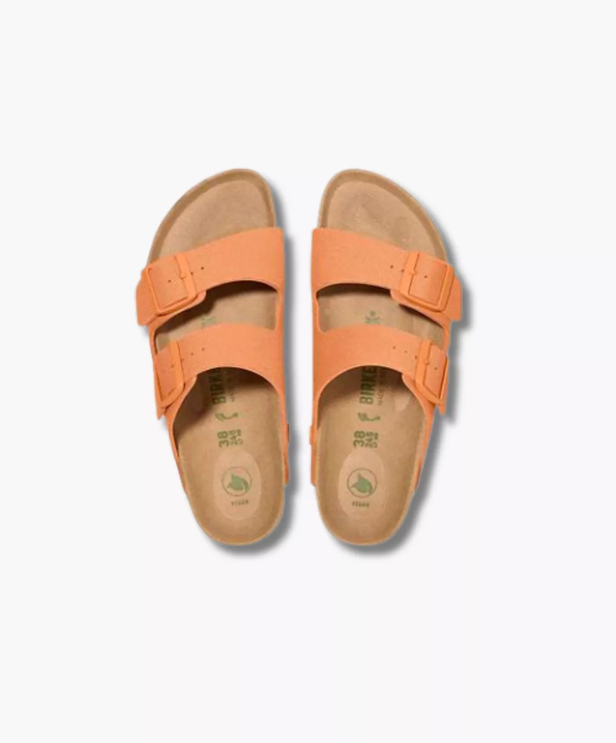 Birkenstock Arizona Canvas Papaya Vegan Sandals