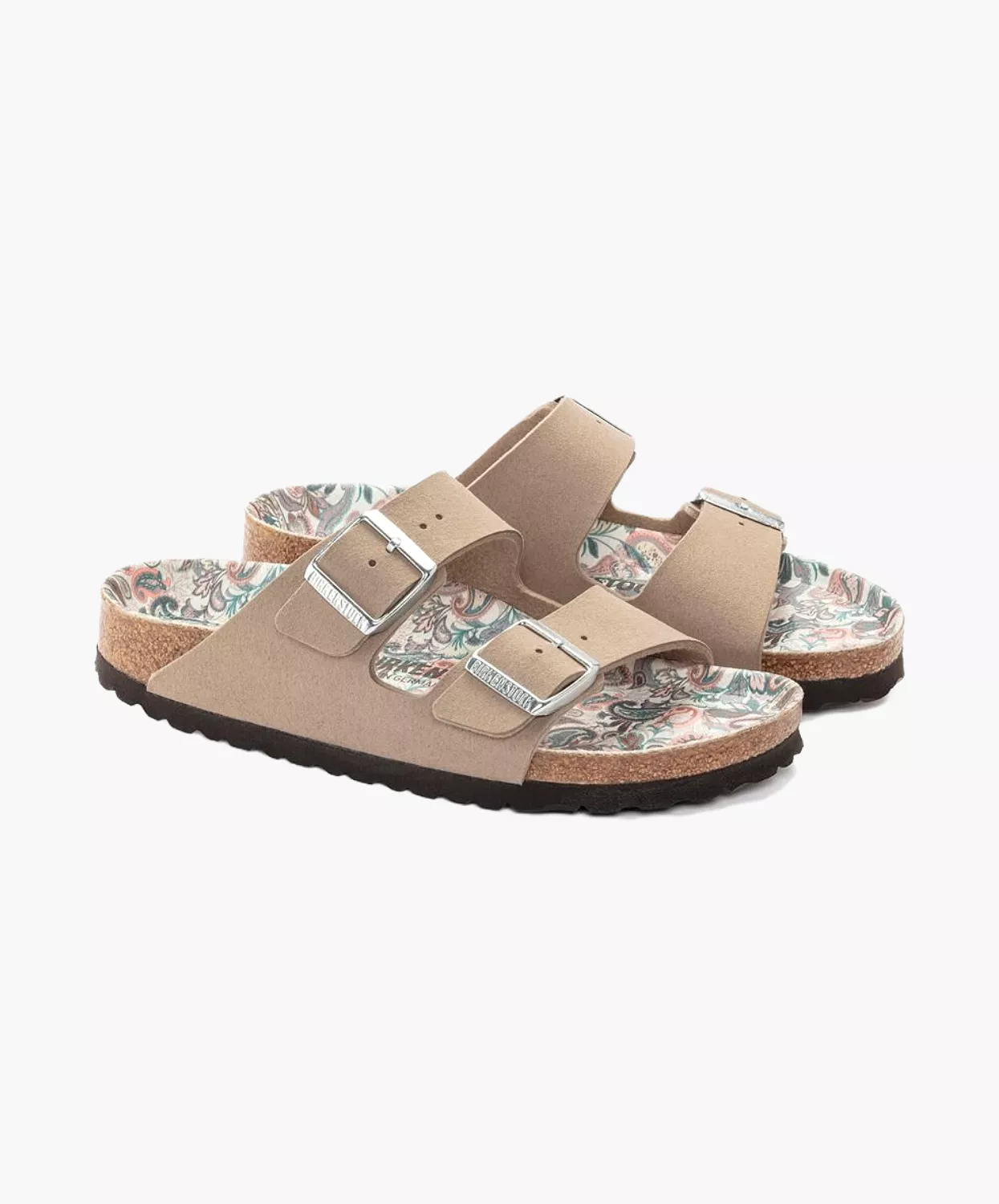 Birkenstock Arizona Grey Taupe Vegan Sandals