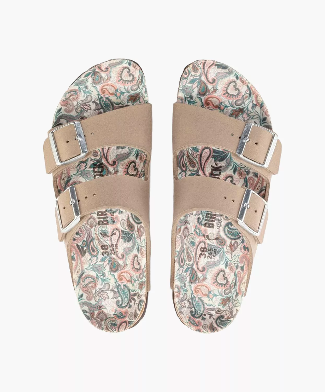 Birkenstock Arizona Grey Taupe Vegan Sandals