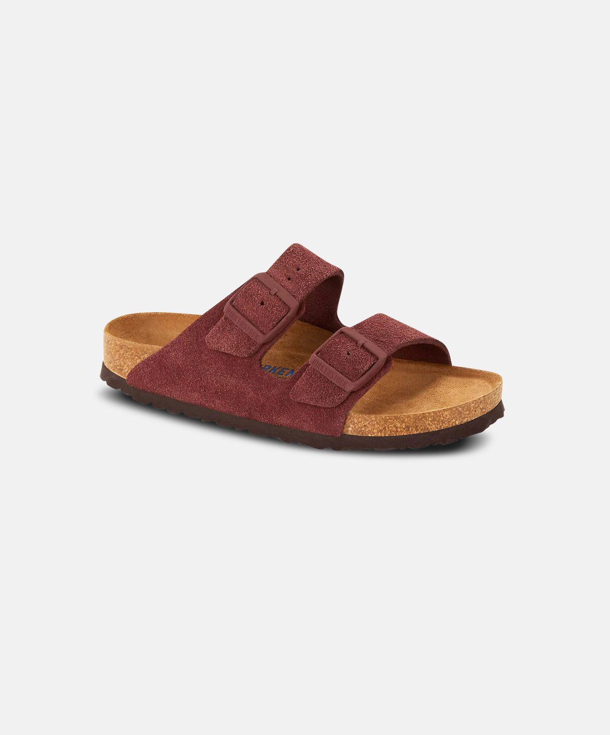 Birkenstock Arizona Suede Leather Hot Chocolate Soft Footbed Sandals