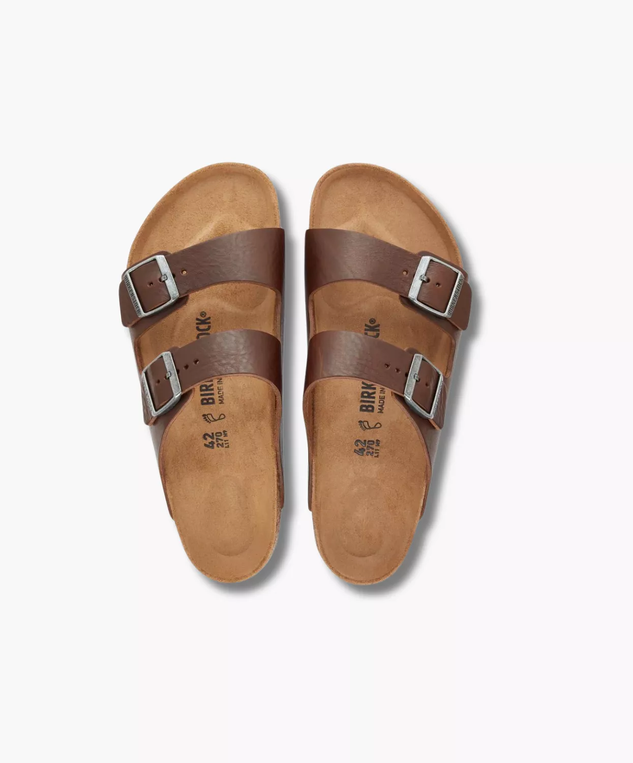 Birkenstock Arizona Vintage Leather Wood Roast Sandals