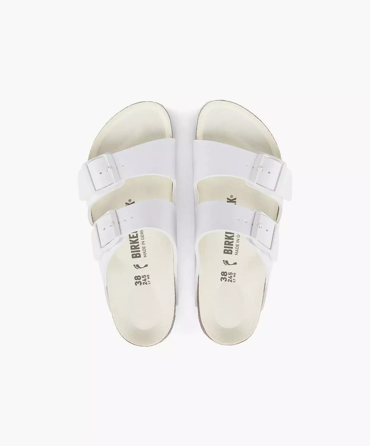 Birkenstock Arizona White Sandals