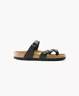 Birkenstock Black Mayari Oiled Leather Sandals