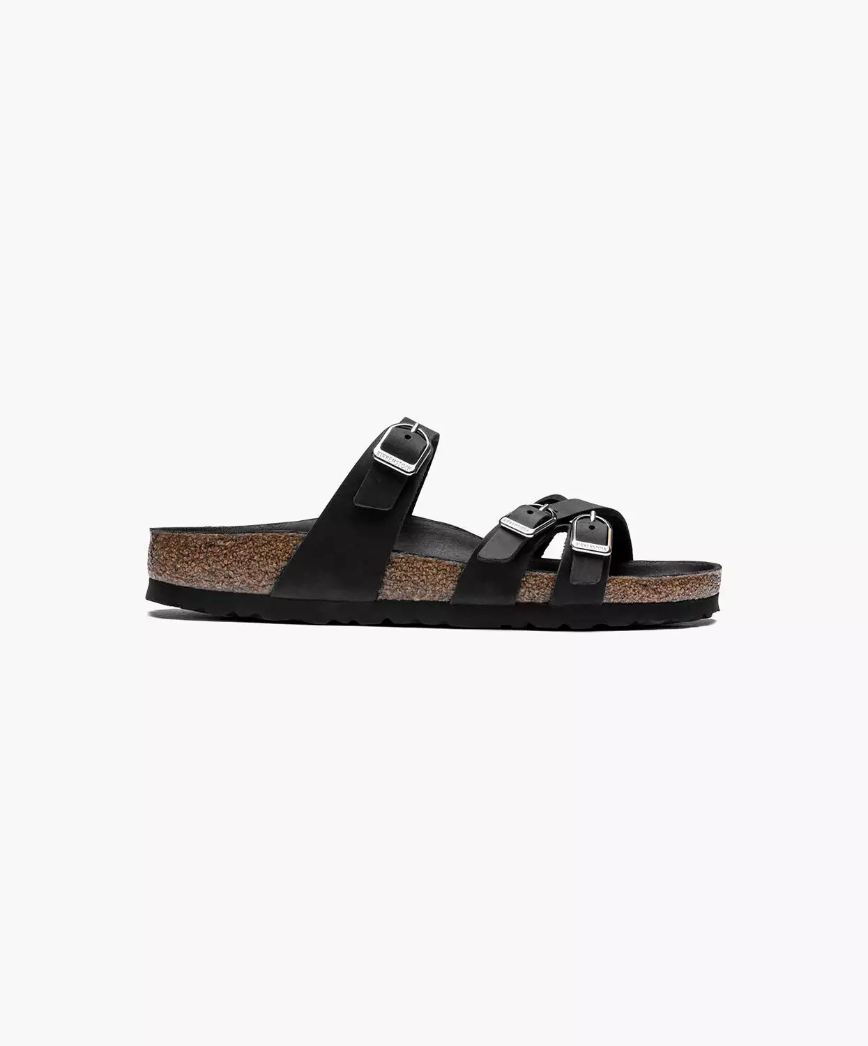 Birkenstock Franca Leather Sandals Black