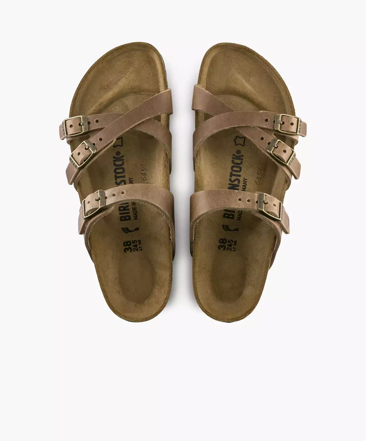 Birkenstock Franca Tobacco Brown Sandals