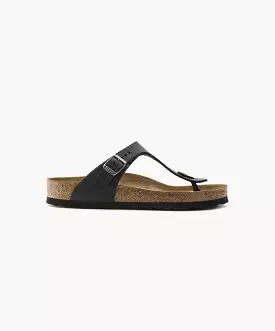 Birkenstock Gizeh Black Leather Sandals