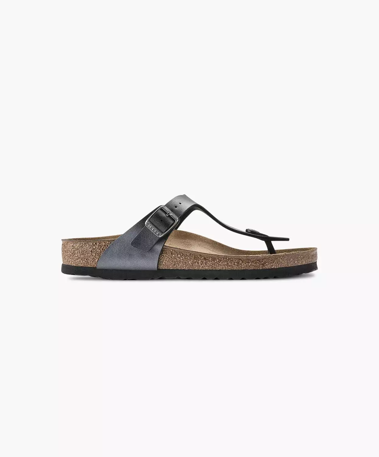 Birkenstock Gizeh metallic black sandals